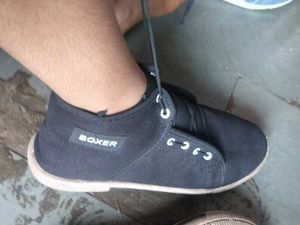 Combo Both Shoes Black And  Blue