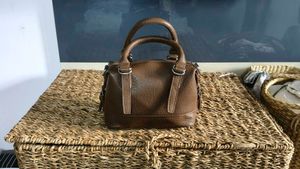Brown Leather Satchel Bag