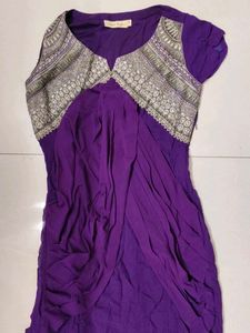 Elegant Purple Kurta
