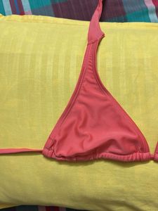 Beach Halter Neck Tie Up Bra