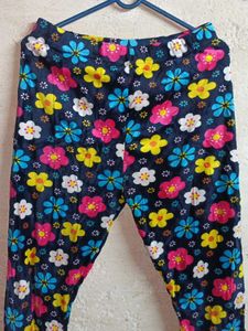 Ladies Fleece Fashion Pajama Floral Pant Dailywear