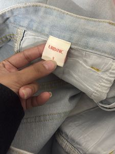 Distressed Light Wash Denim Jeans