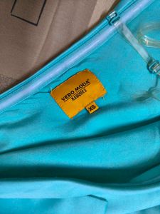 Vero Moda Blue One Shoulder Sheath Dress
