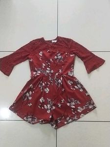 Western Playsuit Frock ♥️