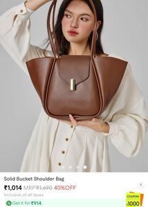 Elegant Brown Tote Bag