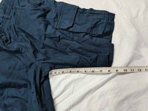 Navy Blue Cargo Shorts