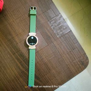 Green Strap Watch