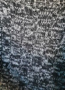 Short-sleeved Turtleneck Sweater Dress.