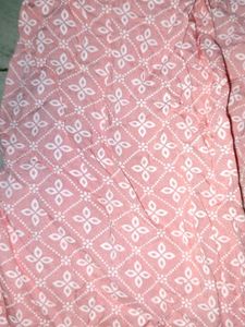 Peach Embroidered Kurti