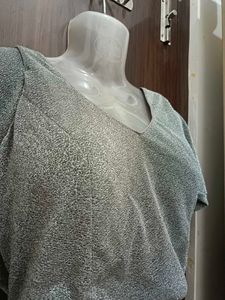 Beautiful Silver Blouse