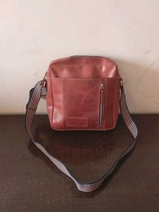 Leather Crossbody Messenger Bag
