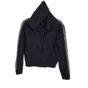 Zara Pullover Sweatshirt With Rhinestones