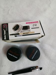 Music Flower Long Wear Gel Eyeliner(black&amp;brown)