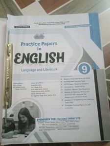 Evergreen English Practice Paper