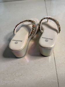 Stelatoes Embellished Flip Flops | Size - Euro 36