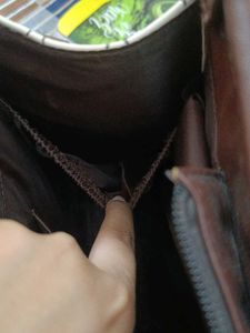 Vintage Tan &amp; Brown Tote Bag
