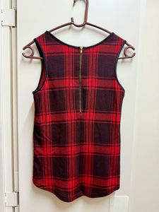 Sleeveless Zip-Back Top