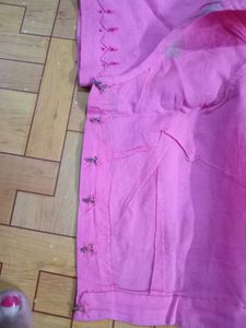 Pink Embroidered Blouse