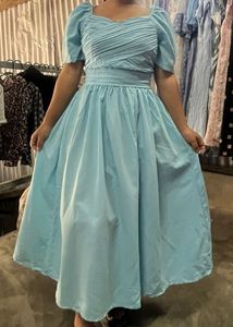 Light Blue Midi Dress