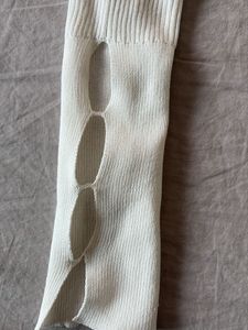 Ribbed Knit Cutout Top