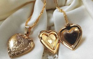 Open Heart Pendant (Gold)