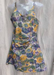 12412. Floral Print Mini Dress