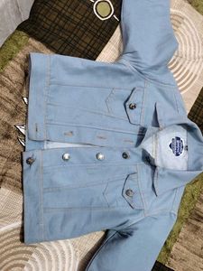 Stylish Denim Jacket 1 Time Used Only Bust 30/28