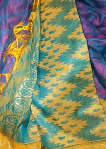 Silk Saree With Beautiful Manga Border🥻