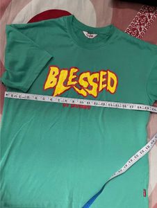 Blessed Printed Oversized Tshirt💚