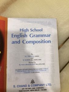Wren And Martin English Grammer Book