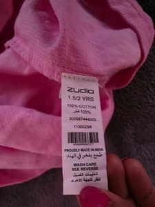 Pink Dunagaree Girl Baby 1-2yr