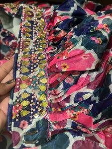 Baby Pink Multicolor Lehnga Choli