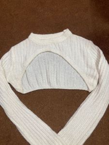 Cropped Knit Shrug