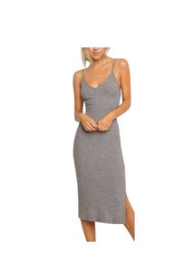 Grey Midi Dress