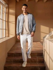 100% Cotton Open Hem Joggers - Brisk