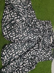 Abstract Print Open Jacket