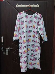 Leaf Print Tunic Top