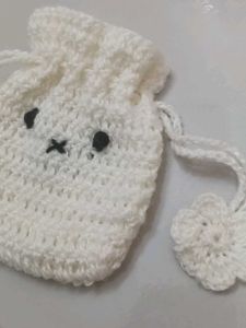 Miffy Crochet Pouch
