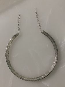 Elegant Rhinestone Choker Necklace