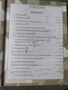 Entrepreneurship Book - Semester V