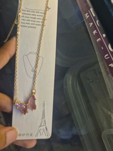 Butterfly Pink Necklace