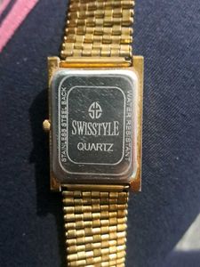 SWISSTYLE Gold Watche
