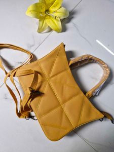 Beautiful Mustard Yellow Handbag