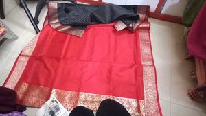Elegant Tanchoi Banarasi Saree