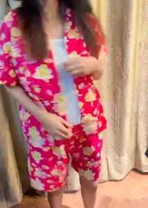 Floral Print Pajama Set