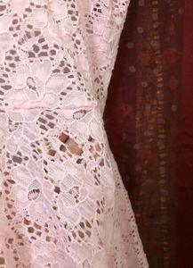 No Boundaries Pink Lace Top