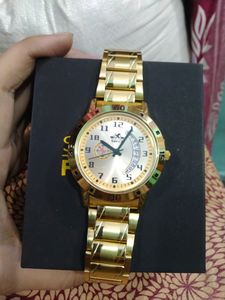 Scottish Club Golden Chain Watch