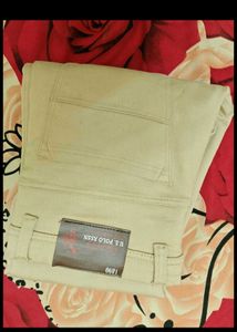 Beige Slim Fit Jeans ❤️‍🔥