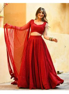 Red Lehenga Choli