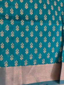Elegant Teal Saree